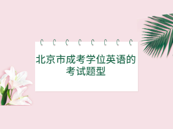 北京市成考學位英語